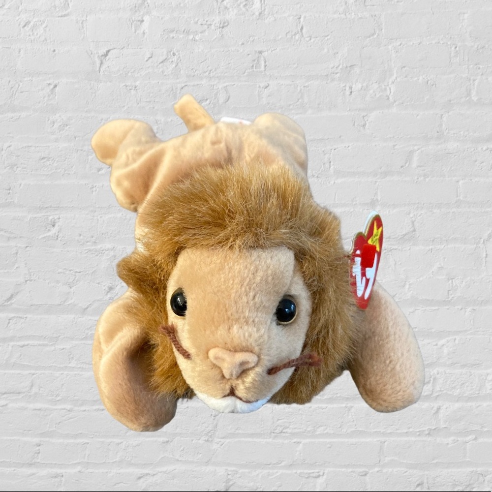 Ty vintage “Roary” beanie baby lion